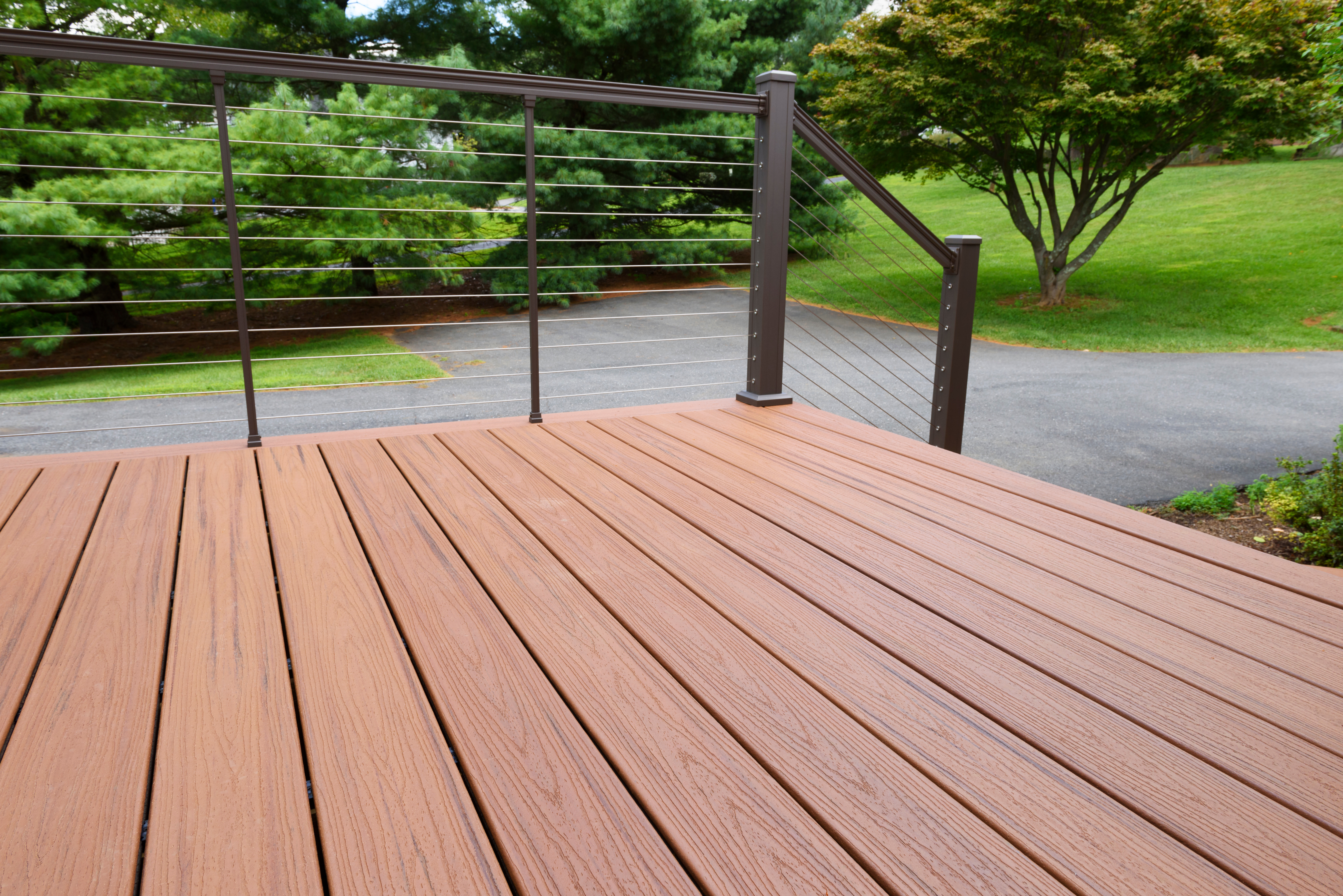 wood or composite deck